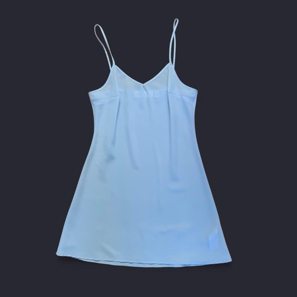 KEEPSAKE the Label Light Blue Satin Slip